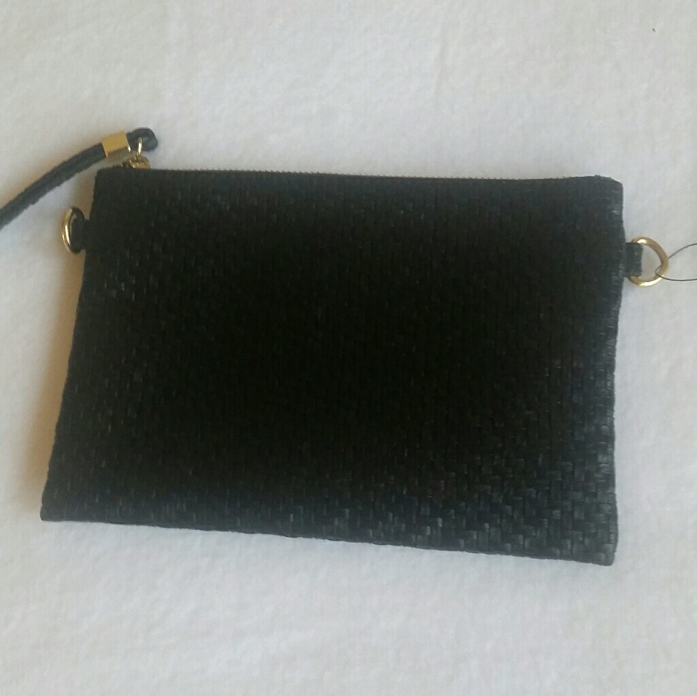 Black Merona Wristlet  NWT.